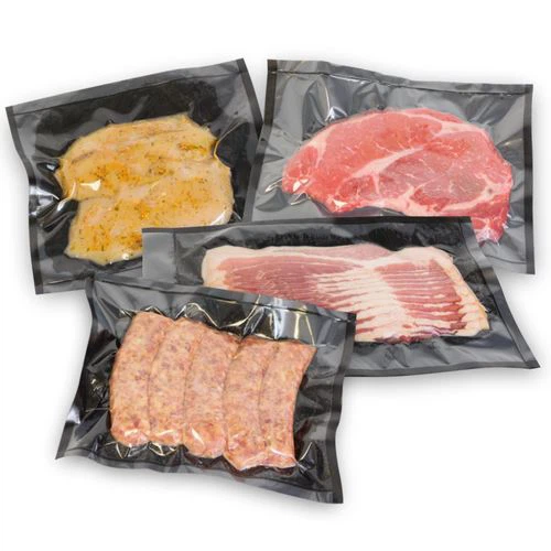 black vacuum bag