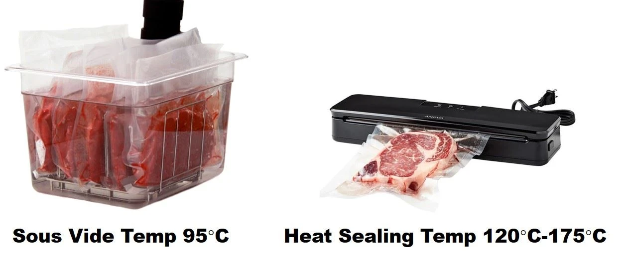 Embossed Vacuum Sealer Bags-Sous Vide Cooking-Food Grade
