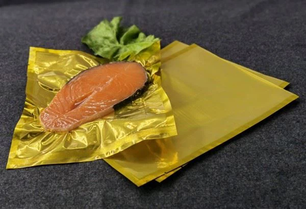 Clear, Black/Clear,Gold/Clear, Printed Vacuum Pouch For Food Packaging