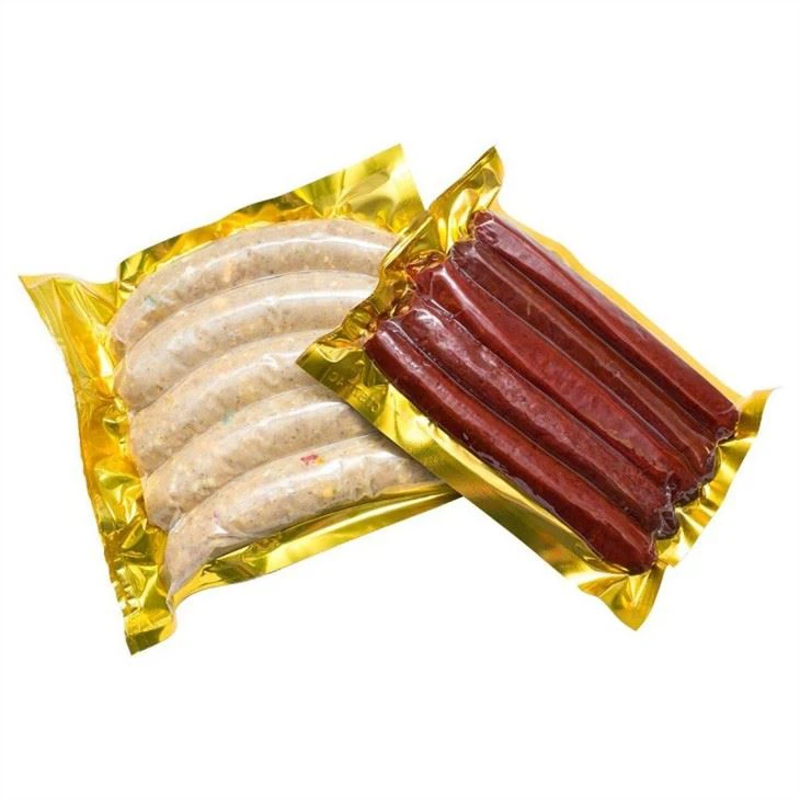 Gold/Clear Vacuum Sealer Bag Lamination Films Bags For Food Packaging
